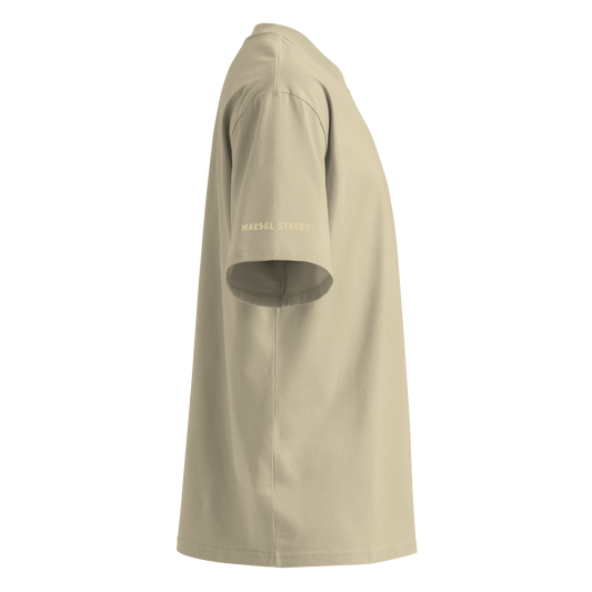 Monochrome Lantern Mock-Neck T-Shirt