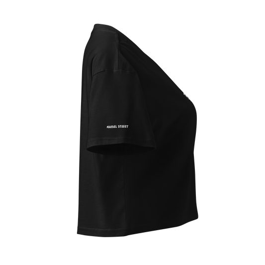 Classic Embroidered Lantern Crop Tee