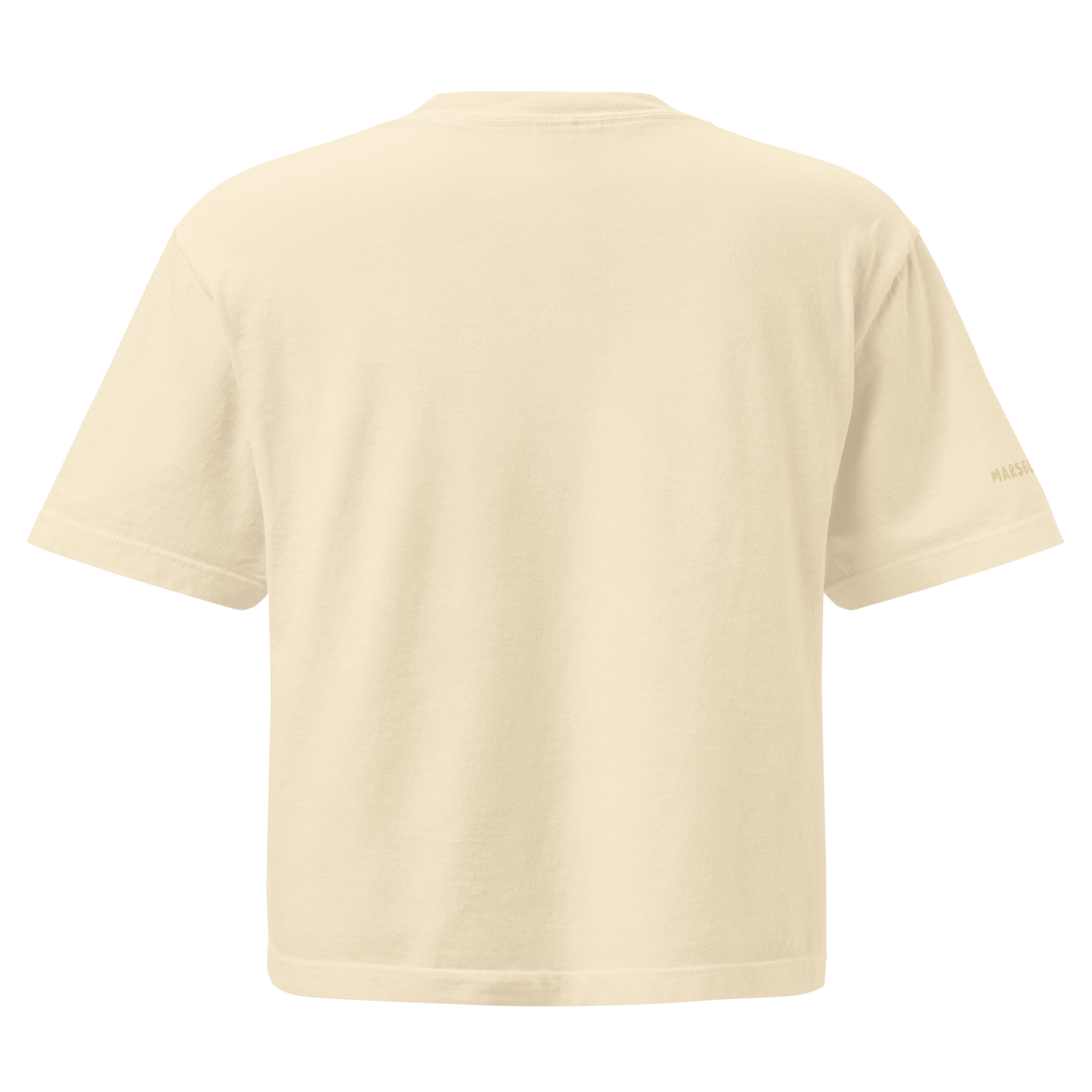 Monochrome Lantern Crop Boxy Tee