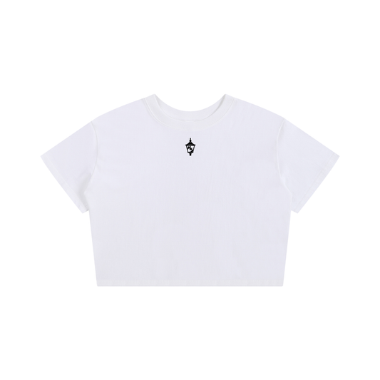 Logo Baby Tee (White)