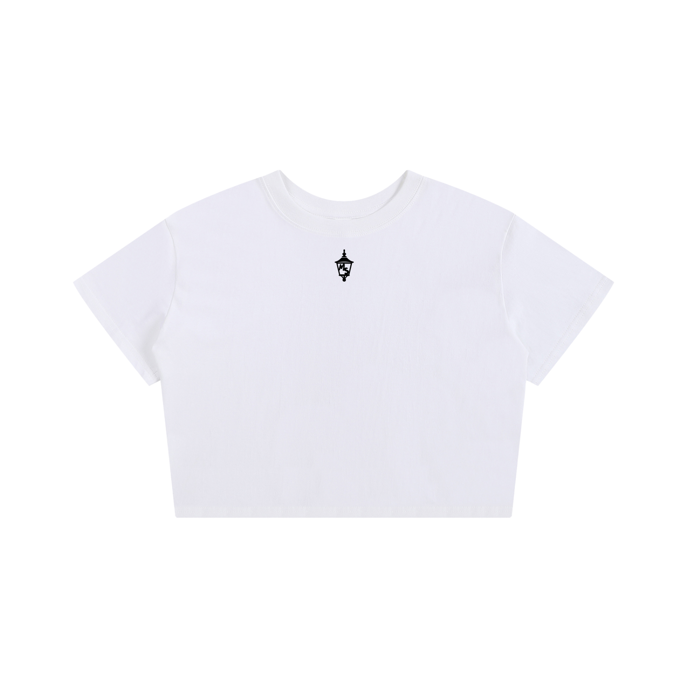 Logo Baby Tee (White)