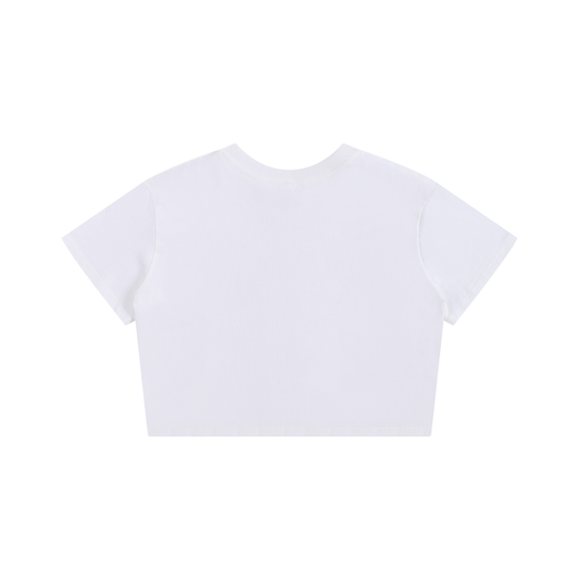 Logo Baby Tee (White)