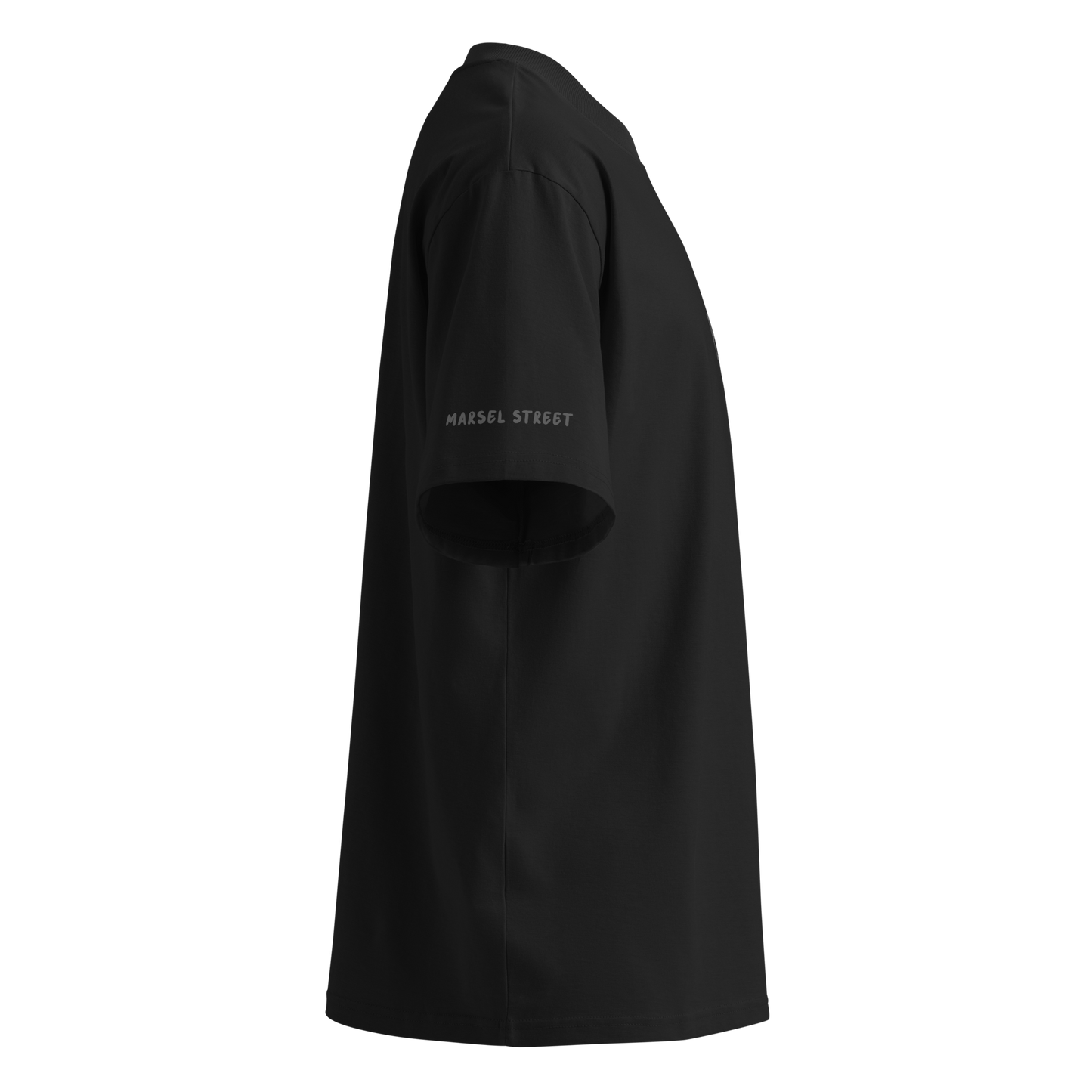 Monochrome Lantern Mock-Neck T-Shirt