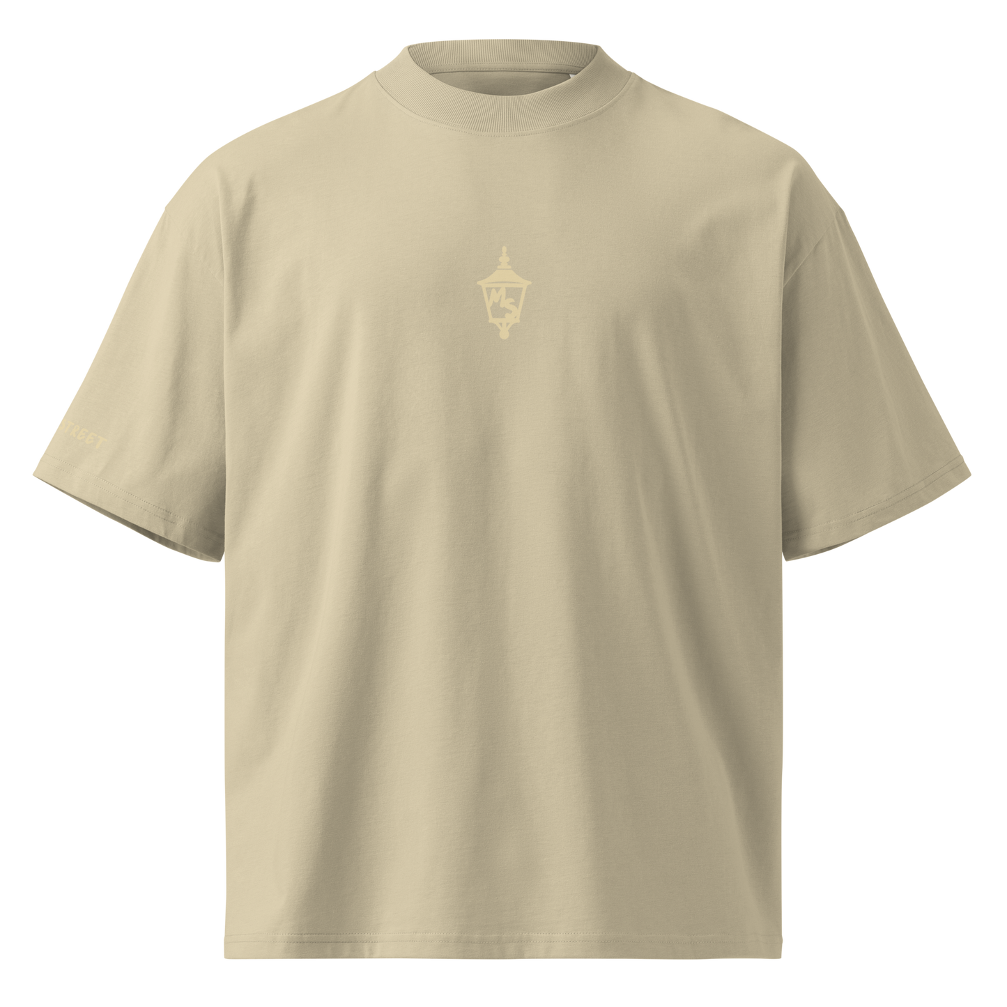 Monochrome Lantern Mock-Neck T-Shirt