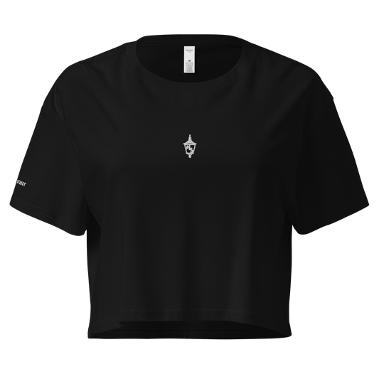 Classic Embroidered Lantern Crop Tee