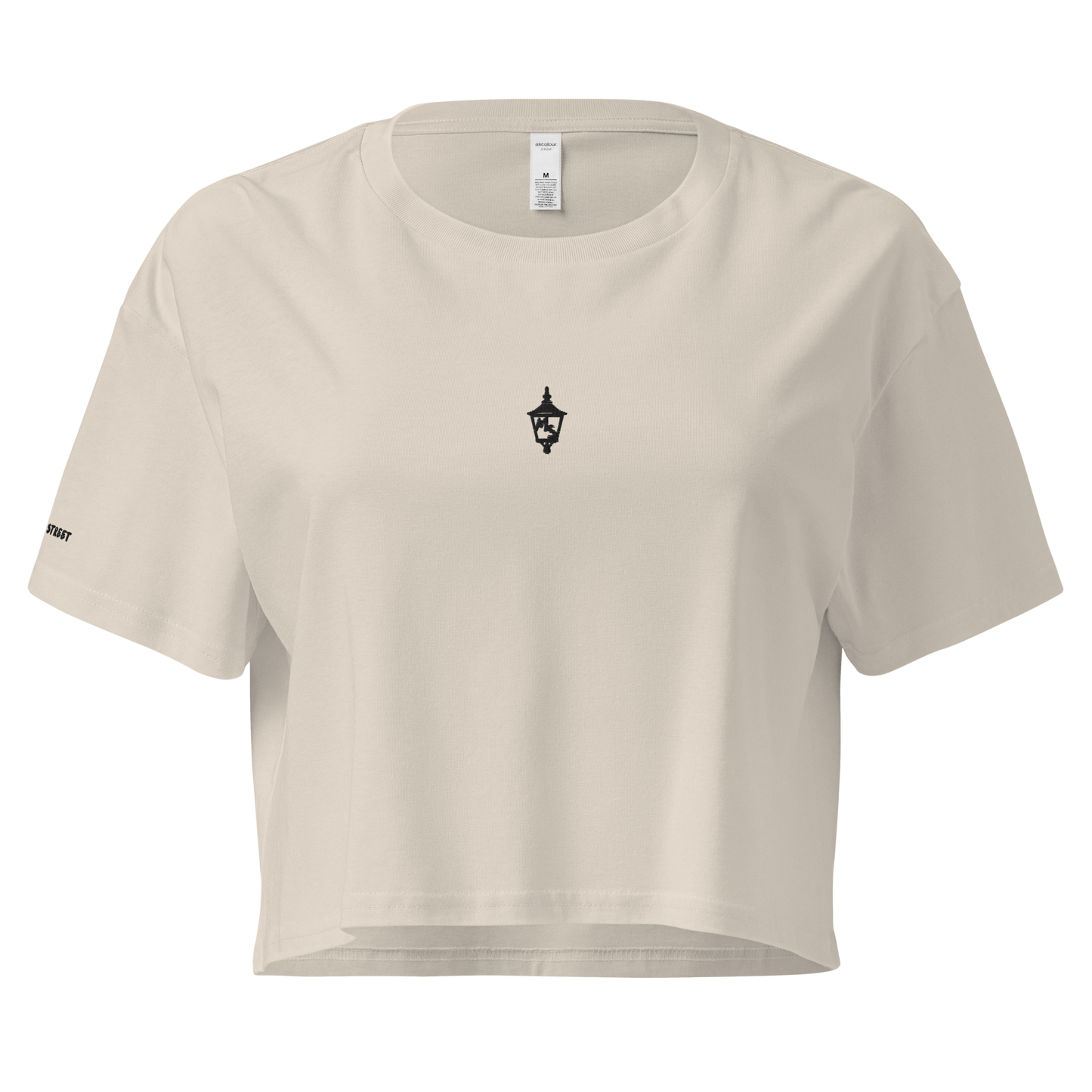 Classic Embroidered Lantern Crop Tee