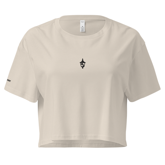 Classic Embroidered Lantern Crop Tee