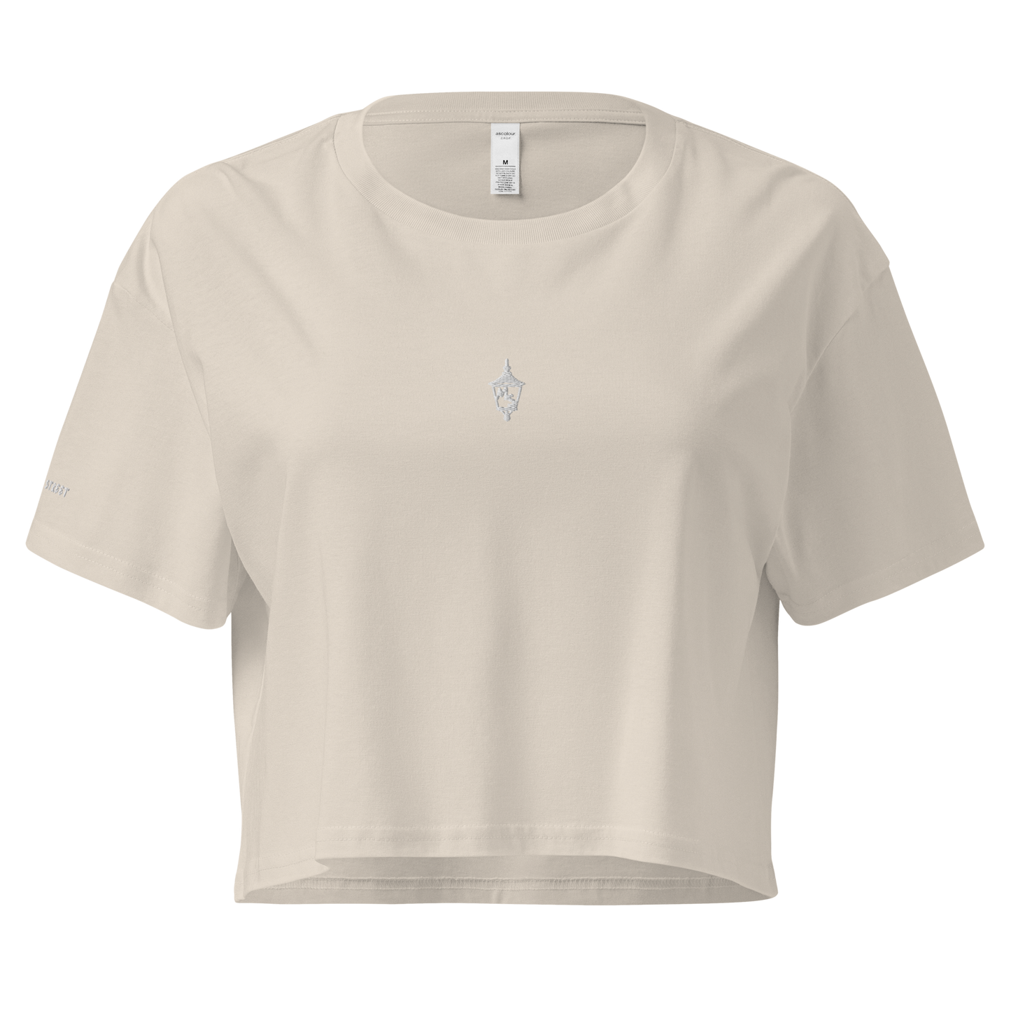 Classic Embroidered Lantern Crop Tee