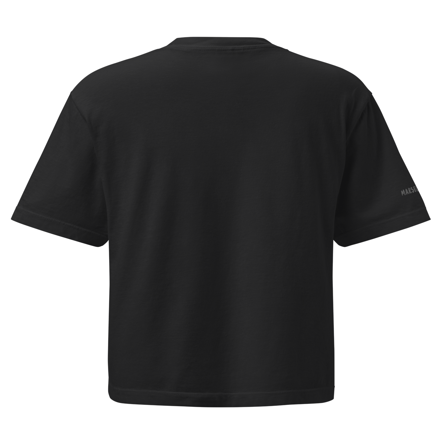 Monochrome Lantern Crop Boxy Tee