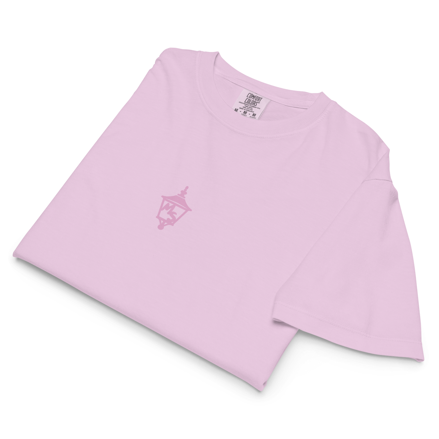 Monochrome Lantern Crop Boxy Tee